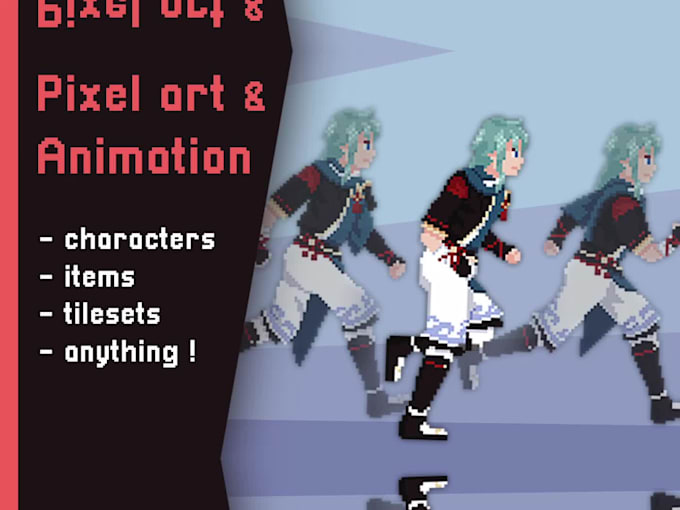 Make you pixel art and animation by Etiennedufour13 | Fiverr