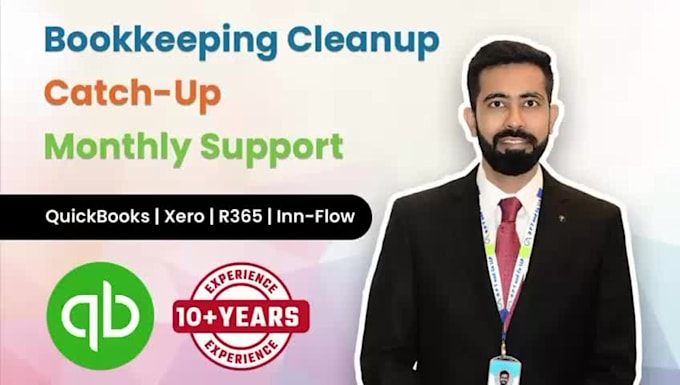 do setup, clean up and bookkeeping in qbo, zoho and xero