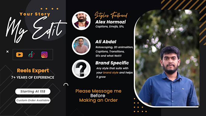 create talking head reels like alex hormozi, ali abdaal