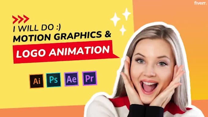 do motion graphics social ad posts and logo animations