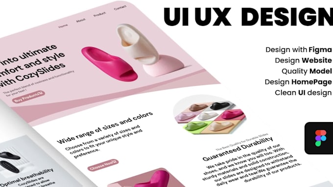 professional web design UI UX design figma website mockup