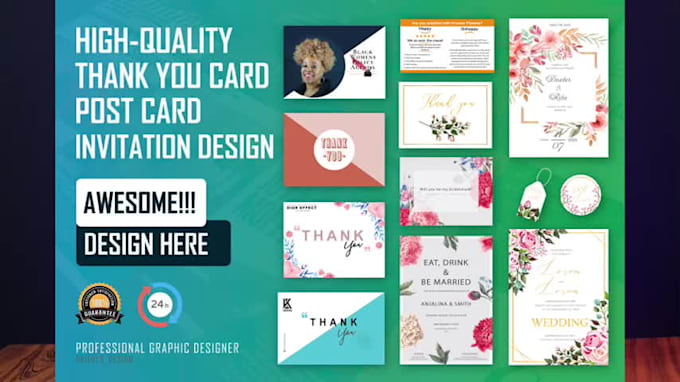 design amazon thank you card, product insert, package insert