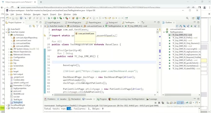 do automated QA testing in selenium, playwright and cypress