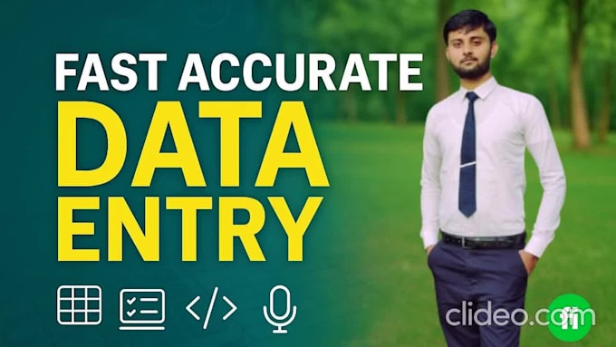 do accurate excel or word data entry and financial cleanup professionally