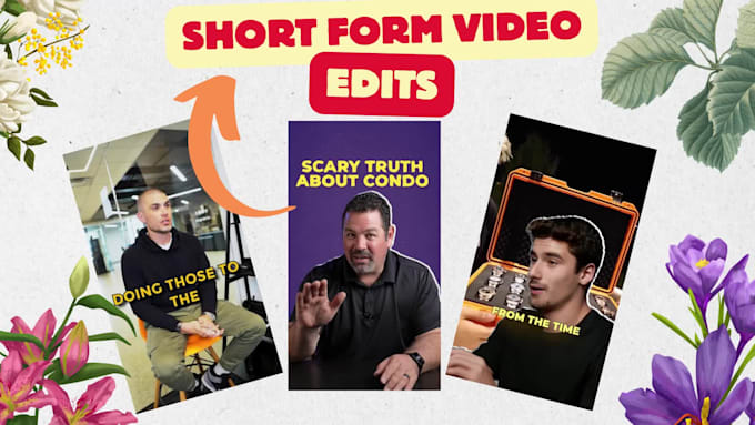 edit your youtube shorts, instagram reels, tiktok video ads