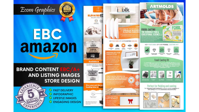 Design amazon ebc a plus content, ebc amazon by Ecom_gaphics | Fiverr