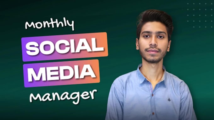 be your monthly social media manager and content creator