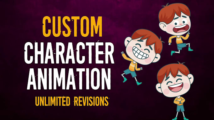 animate attractive 2d cartoon characters and nft