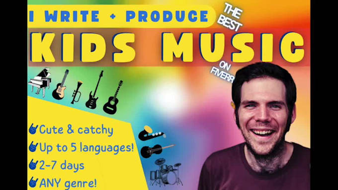 sing, write and produce your childrens music and kids songs