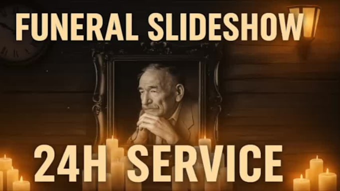 do funeral service slideshow video tribute