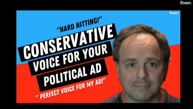 do an american male voice over for your political campaign