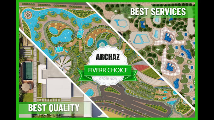 do 2d,3d site plan, garden, backyard, landscape design