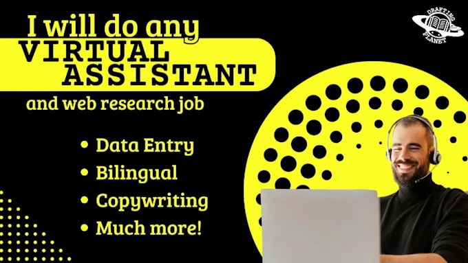 work as a virtual assistant for you