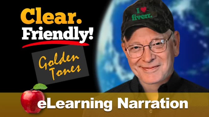 be your american english elearning training educational deep voice over narrator
