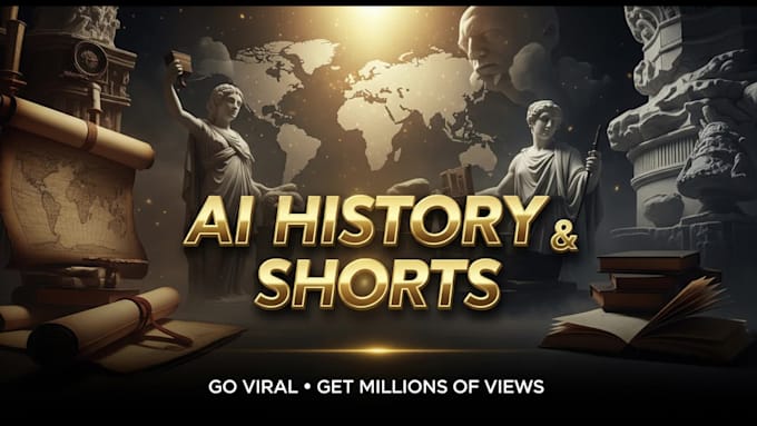 create trending ai ainmation,documentary,history shorts