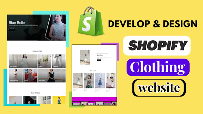 Diseñar o rediseñar tienda o sitio web de shopify de ropa y moda