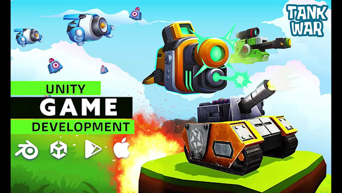 be your unity 2d and 3d professional game developer