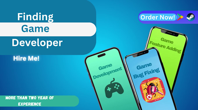 develop a unity 2d or 3d game for mobile, PC and web