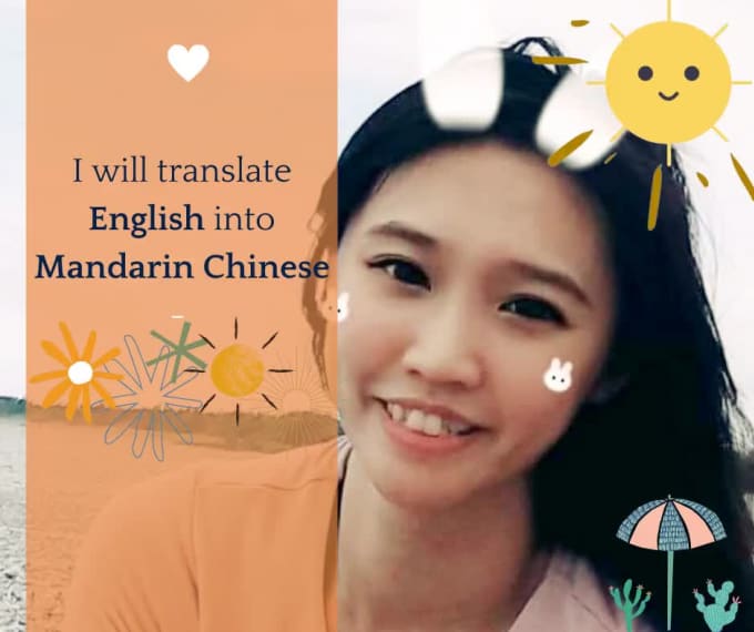 Translate English Into Mandarin Chinese By Elfiexuan | Fiverr