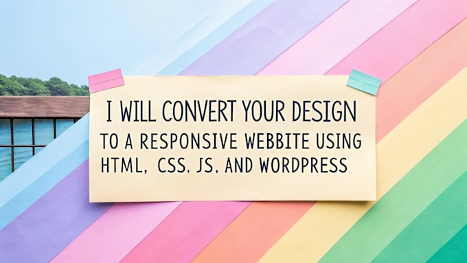 convert your design to wordpress website