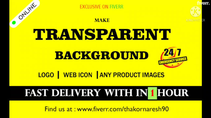 make a transparent logo,images,png,photo,web icon super fast