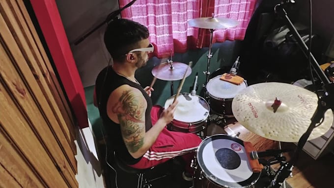 record all the drums that you need