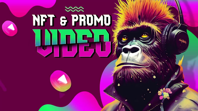 make pro nft video, dynamic nft video or crypto, nft promo, ai promo
