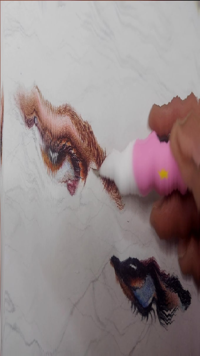 draw realistic ballpoint pen sketch or portrait by hand
