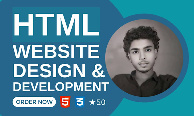 do website design and website development HTML CSS and javascript