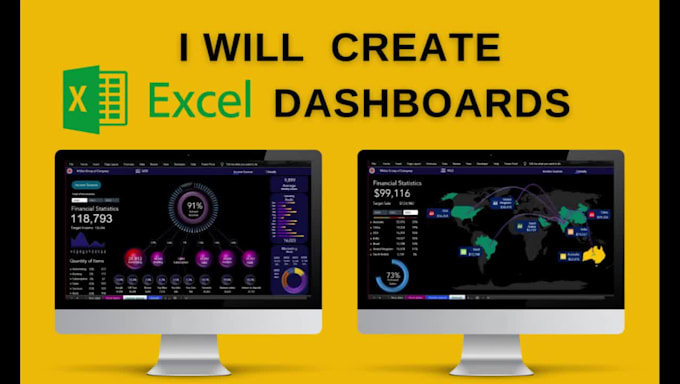 Create professional and stunning excel dashboard by Mahanama86 | Fiverr