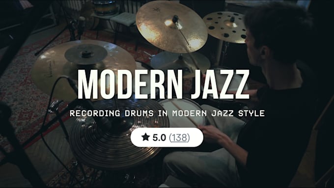record modern jazz acoustic live drums