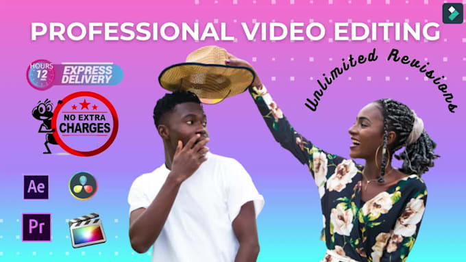 do professional video editing edición de vídeo profesional in 24 hours