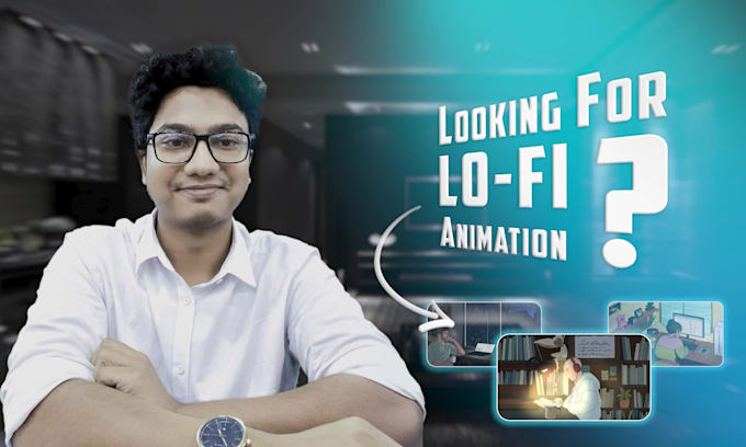 create lofi animated loop videos for youtube animation