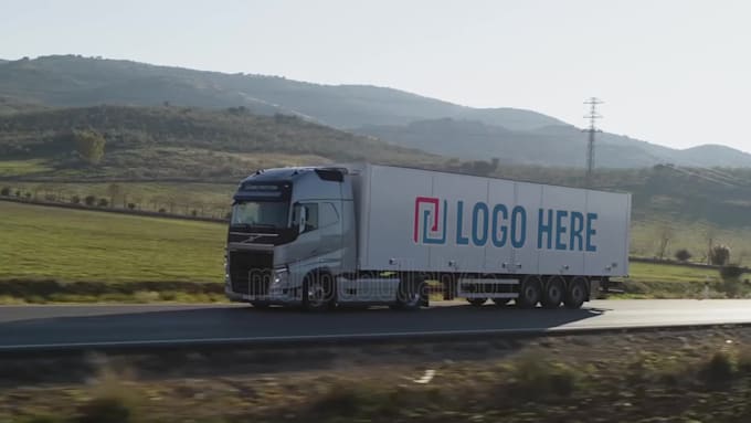 put your advertisement on logistic transporter truck