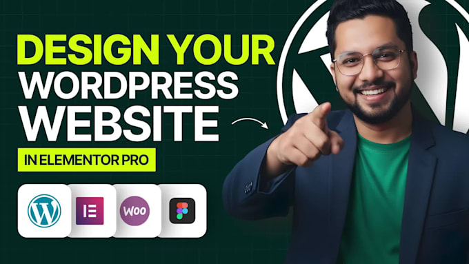 design wordpress landing page or website in elementor pro