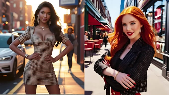 create influencers ai models images and logo  enhancing