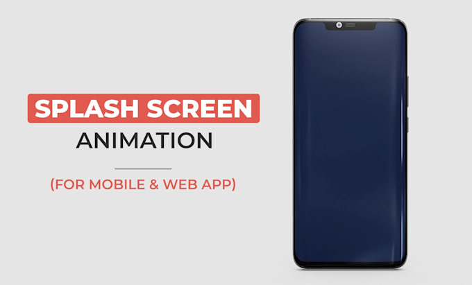Make an animated gifs, splash screen for mobile app, web app by ...