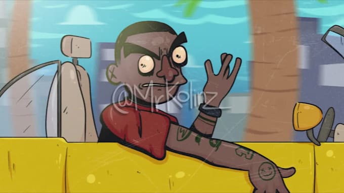 create a cartoon music video for you