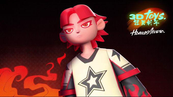 sculpt high quality 3d character, toys, statue for 3d printing and rendering