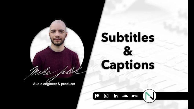create synced subtitles in czech, english or german