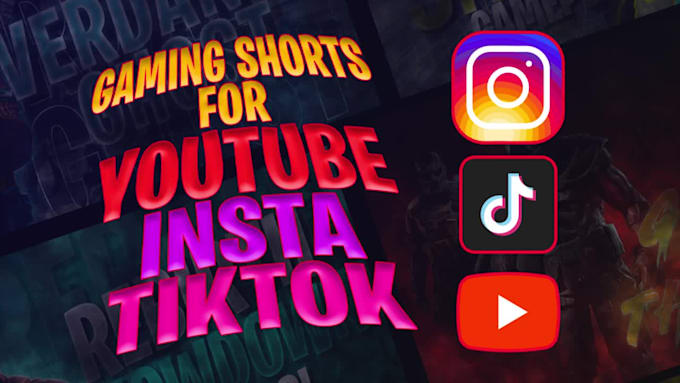 create engaging gaming shorts for youtube, instagram, and tiktok