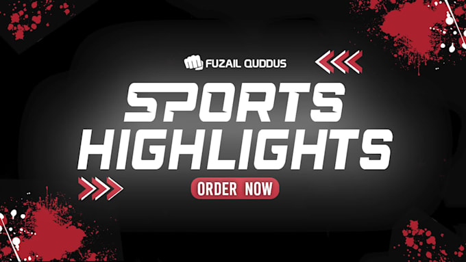 professionally edit sports highlights videos and reels