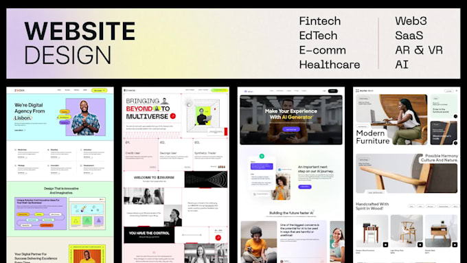 do responsive landing page design or figma website design