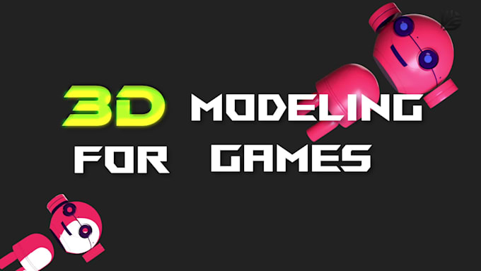model, rig and texture 3d character, object for game