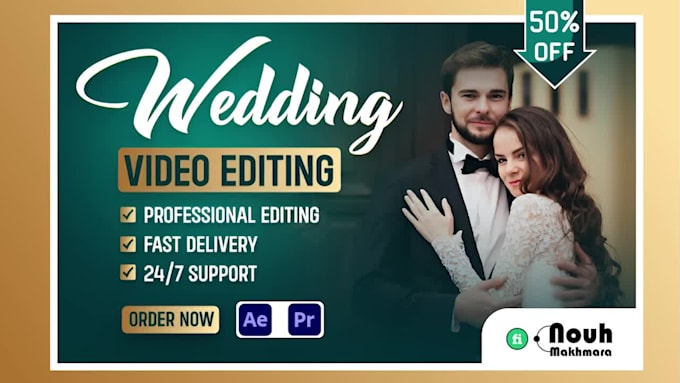 edit an elite cinematic wedding film and highlight trailer