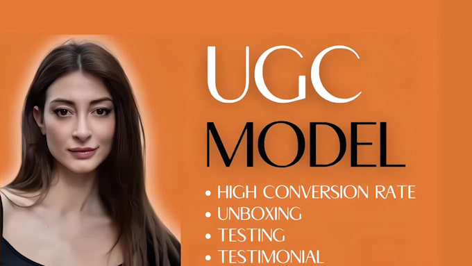 create ugc videos as your female model for your brand
