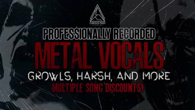 add intense metal vocals to your song
