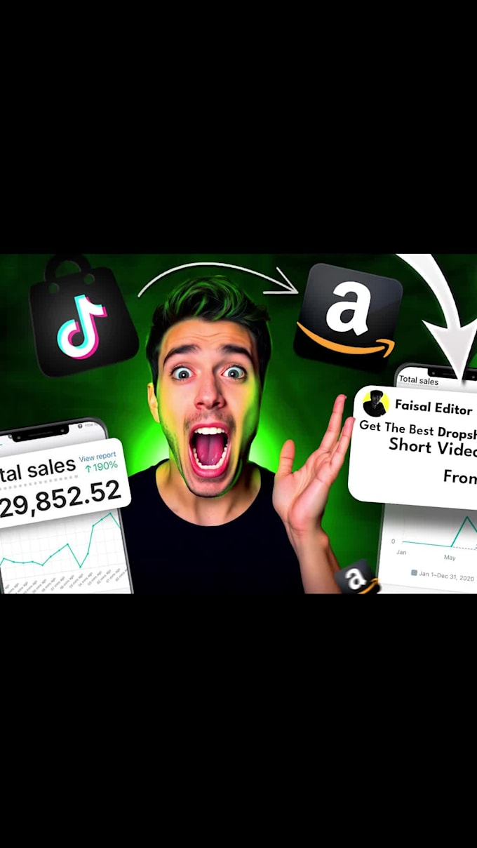 create viral dropshipping shorts ads