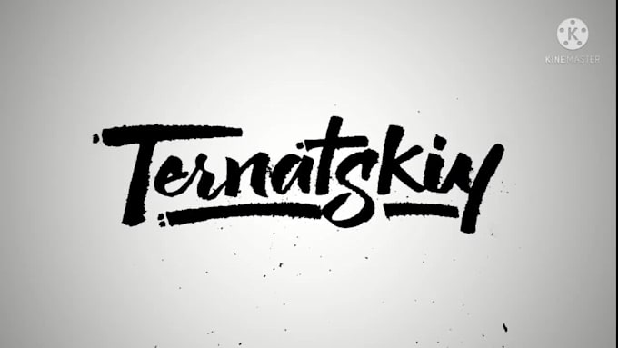 create handwritten cursive text or logo in my splatter pen