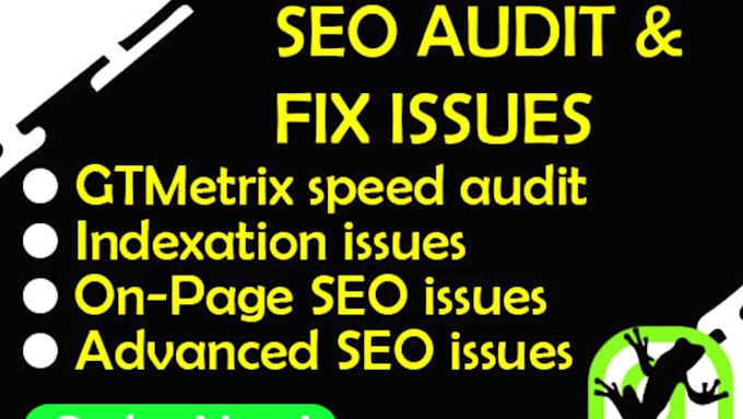 fix technical SEO issues and site audit by screaming frog